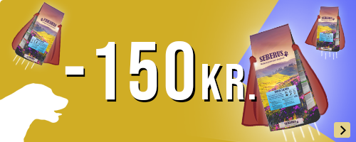 Op til 150kr. rabat på Seberus hundefoder